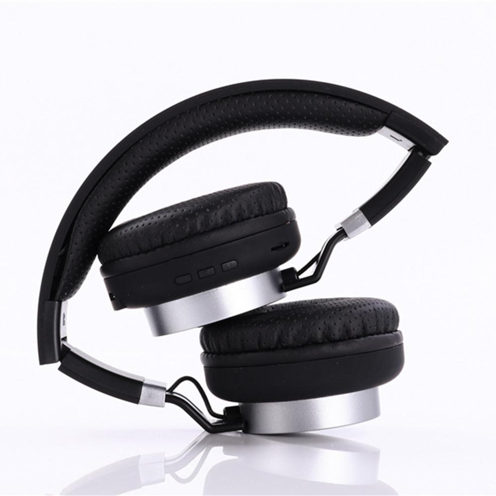 MH8 składane słuchawki Bluetooth 5.0 słuchawki bezprzewodowe Radio Stereo Sport zestaw słuchawkowy do laptopa słuchawka z mikrofonem w trybie gotowości 120H