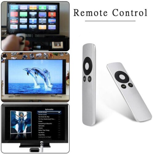 Silver Replacement Remote Control for Apple TV1 TV2 TV3 All Gen. UNIVERSAL REMOTE CONTROL