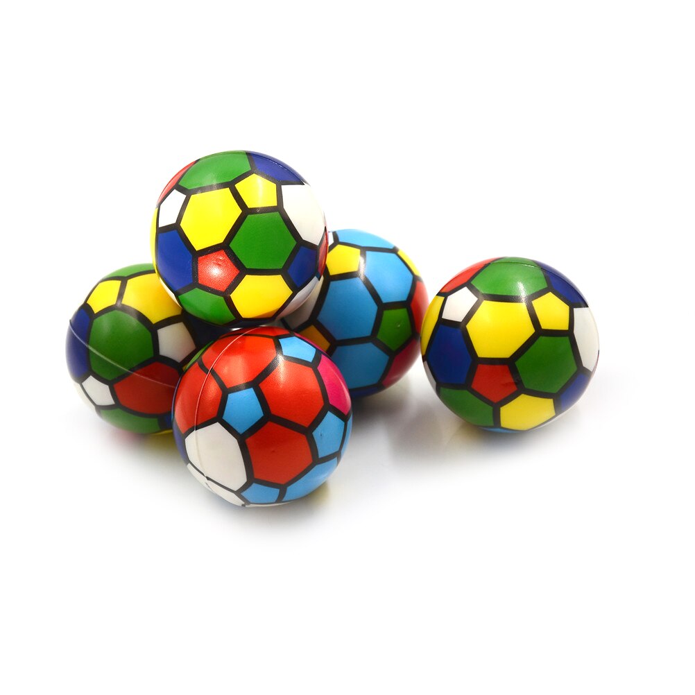 1PCS Colorful Cute Message Sponge Foam Ball Hand Wrist Exercise PU Rubber Balls For Relaxation Squeeze Stress Ball