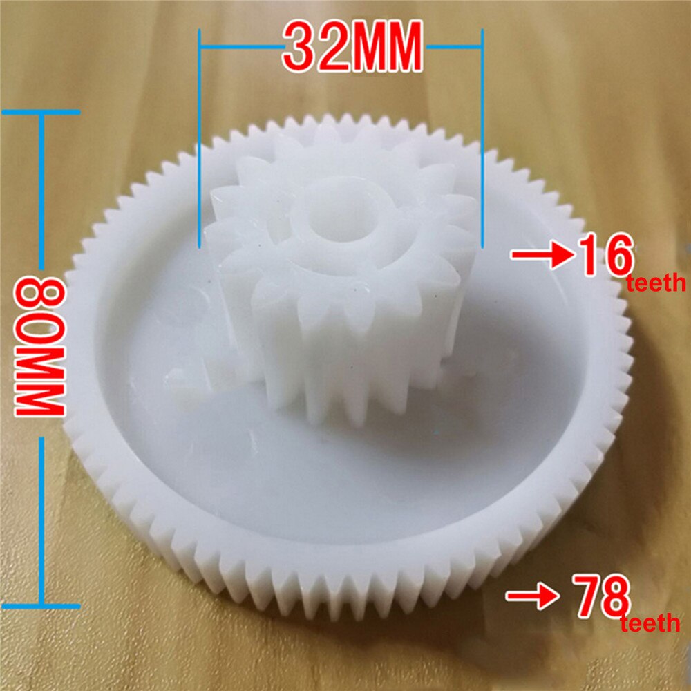 3pcs Meat Grinder Plastic Gear for Household Meat Grinder Repair Parts Replacement S/M/L Gear