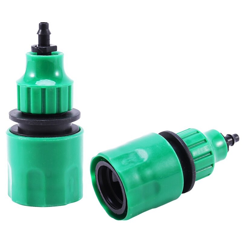 Garden Hose Pipe One Way Adapter Tap Connector Fitting For Irrigation 4-pack