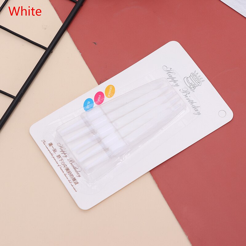 10pcs/set Thread Birthday Candles Cake Candle Wedding Party Decoration Supplies Stand Cake Candle: B