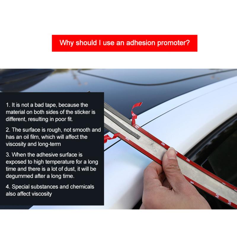 1pcs 10ml Automobile Foam Tape Primer Double-sided Aid Strong Tackifier Glue Car Adhesion Promoter Reinforcing Viscous Adhesion