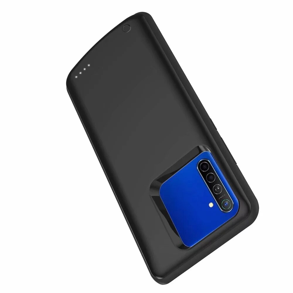 Redmi Note 8 Slim Silicone frame shockproof Acculader Case Voor Xiaomi Redmi Note 8 Backup Power Pack Lader case
