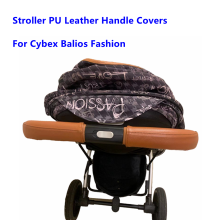 Housses de poignée en cuir pour bébé, adaptées à Cybex Balios, accessoires de poussette , housse d&#39;accoudoir