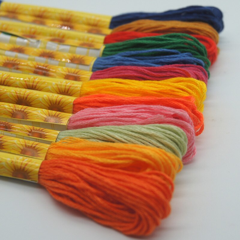 Multicolor 447 Pcs Vergelijkbare Dmc Discussie Cross Stitch Katoen Naaien Borduurgaren Floss Kit Diy Handwerk Handwerken Gereedschap