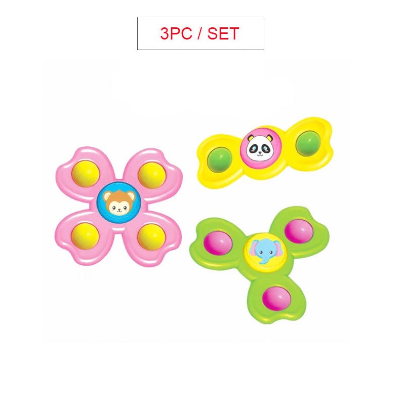 Neue Lustige freundlicher Spielzeug Nette Karikatur Insekten Saugnapf Spinner Spielzeug Schlecht Spielzeug Für freundlicher Baby Rassel Spielzeug Dreh oben: TJ353 3Stck