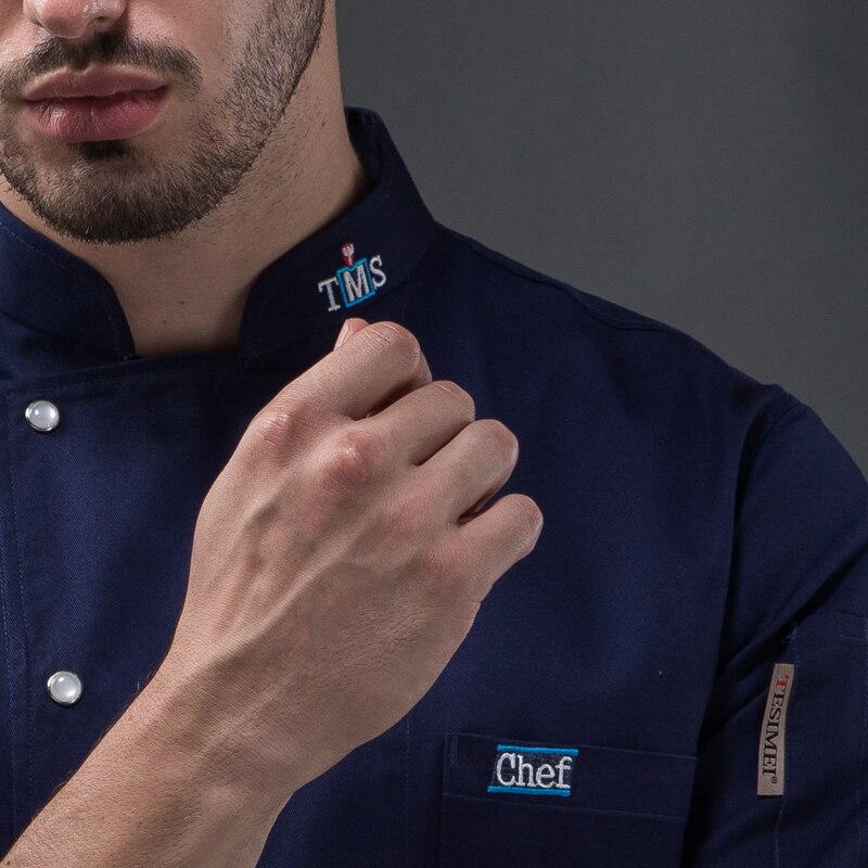 Restaurant mannen chef jas lange mouw kithchen bakkerij werkkleding winter restaurant uniform chef jas