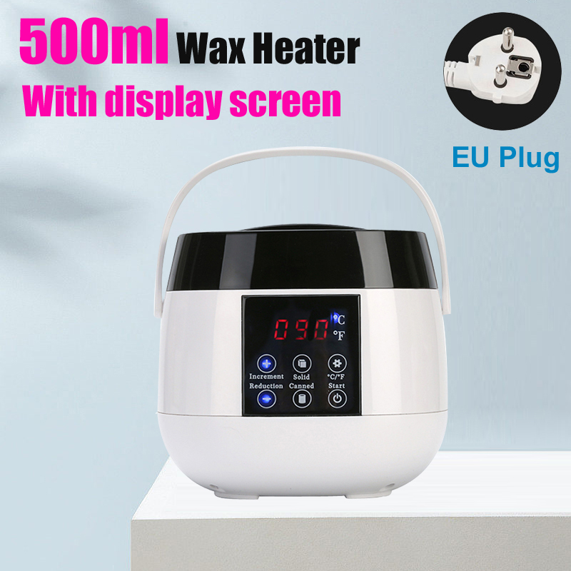 200ML/500ML Wachs Heizung Wärmer Wachs Maschine für Haar Entfernung Enthaarung Wachs Eintauchen Epilierer Paraffin Topf Wachsen maschine: Beige