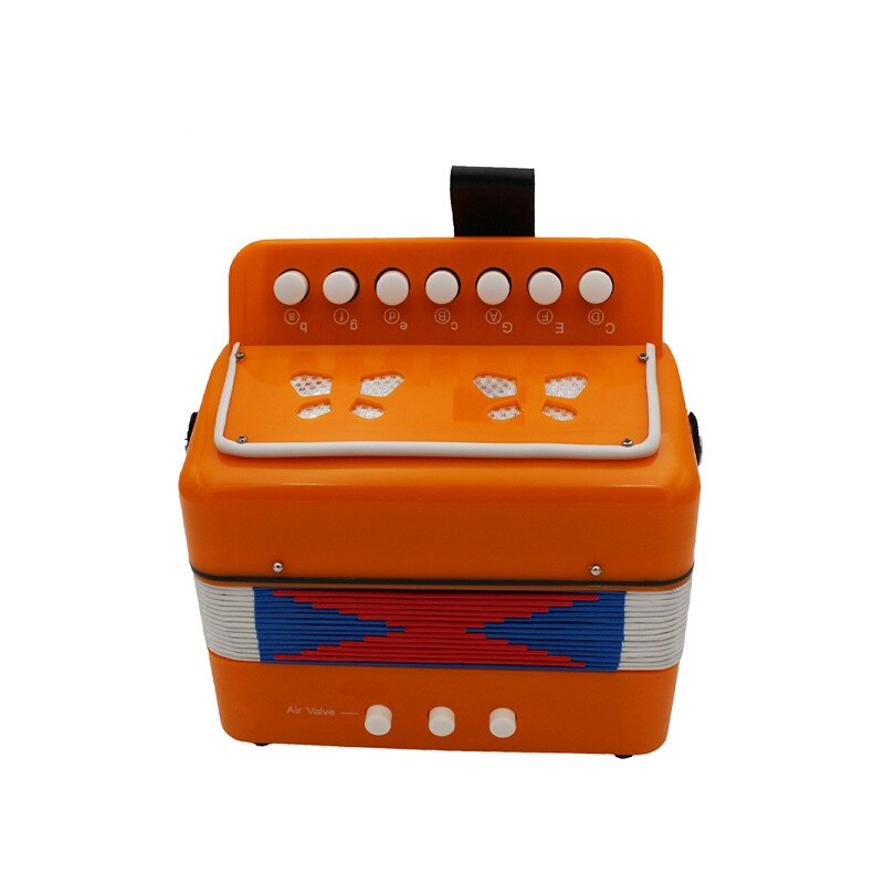 freundlicher freundlicher 7 Schlüssel 2 Bass Akkordeon 10 Farbe Pädagogisches Musical Instrument Rhythmus Band Spielzeug