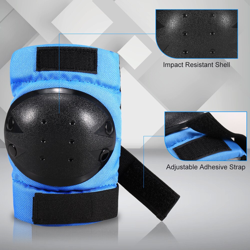 6 In 1 Beschermende Gear Set Knie Elleboog Pols Pads Guards Kids/Volwassenen Scooter Schaatsen Fietsen Sport Veiligheid Bescherming pads