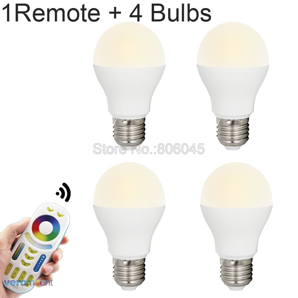 MiLigh E27 6W RGB + CCT LED Lamp FUT014 Smart WiFi LED Spotlight AC 85 V-265 V 2.4G Draadloze Afstandsbediening/WiFi APP Controle