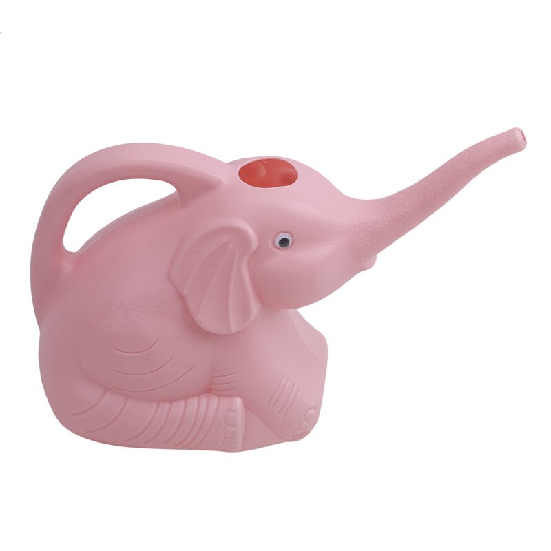 Maceta de riego con forma de elefante creativa, botella de agua de jardinería, flores de jardín doméstico, herramienta de riego de plantas: Rosa