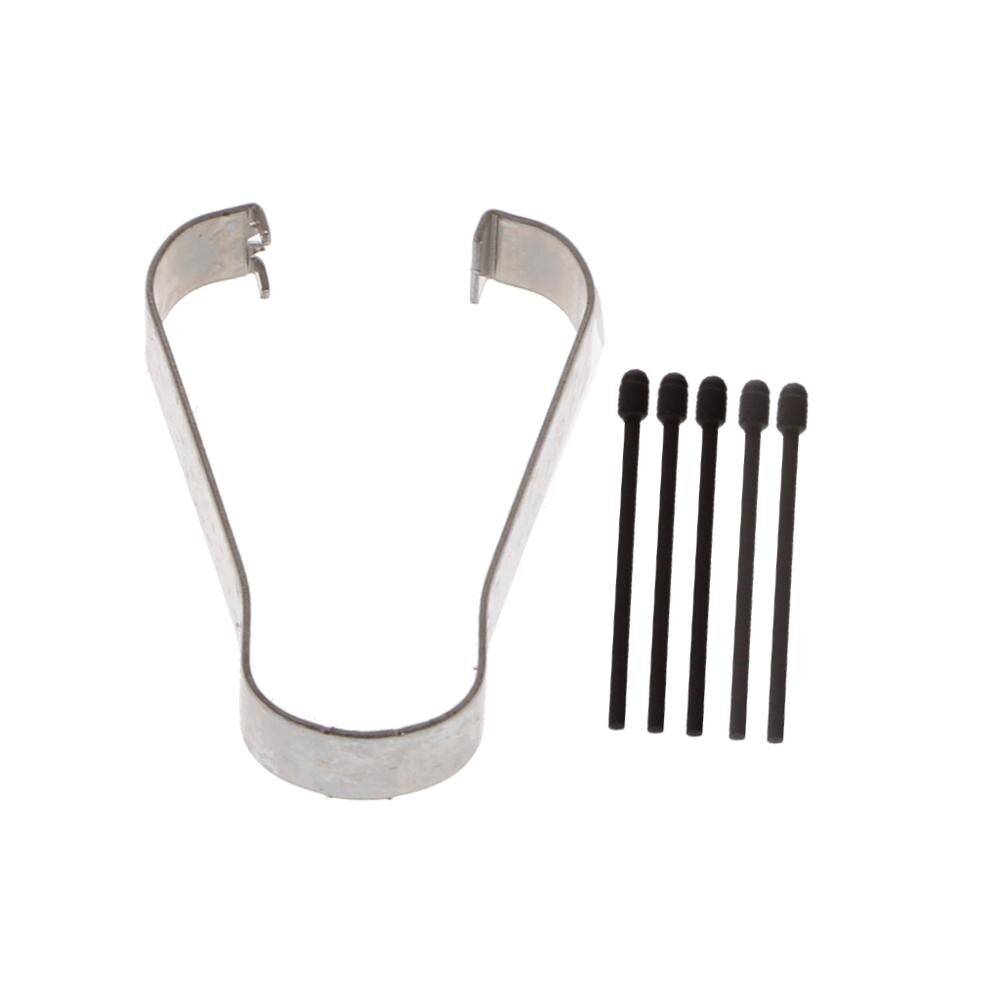 Navulpunt voor samsung galaxy note 5 / 4 /3 styluspen vervangende punt met clip: Zwart