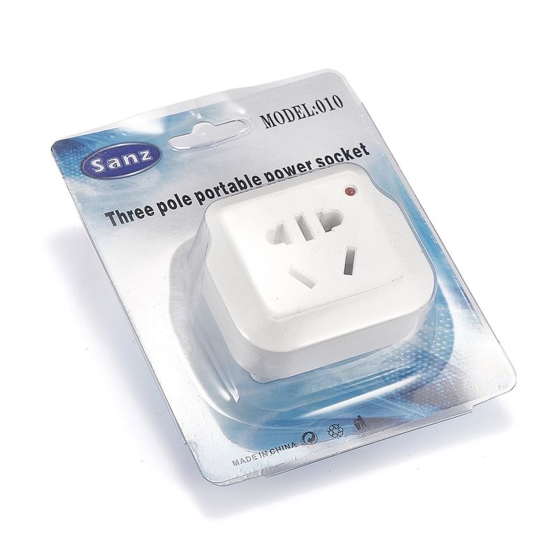 US CN EU To AU Plug Adapter American China European To Australian Zealand 3 Pin Travel Adapter Outlet Wall Charger Socket