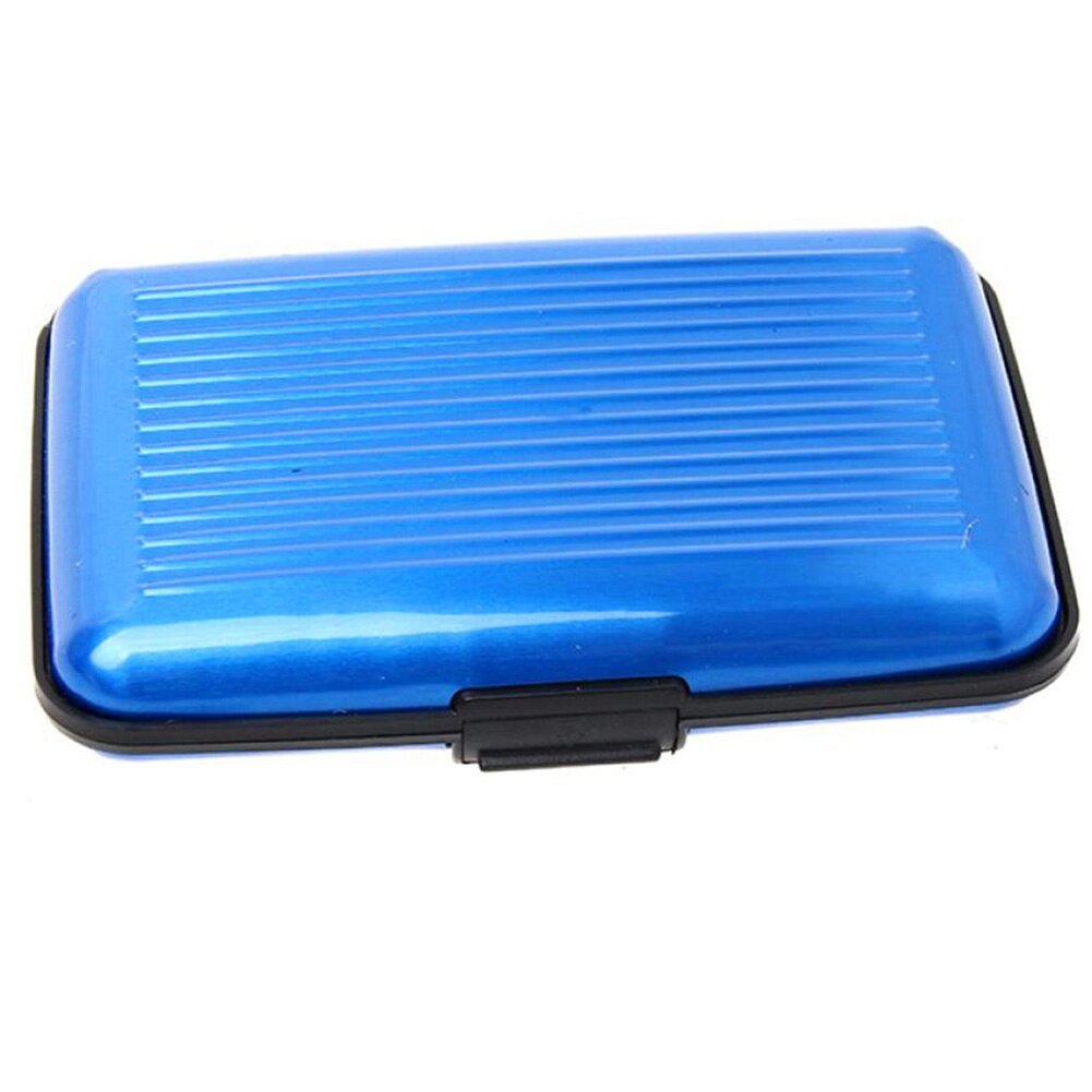 Portemonnee Zaken Id Credit Card Case Houder Anti Rfid Scanning Kaarthouders Voor Mannen Vrouwen Pr: Blauw