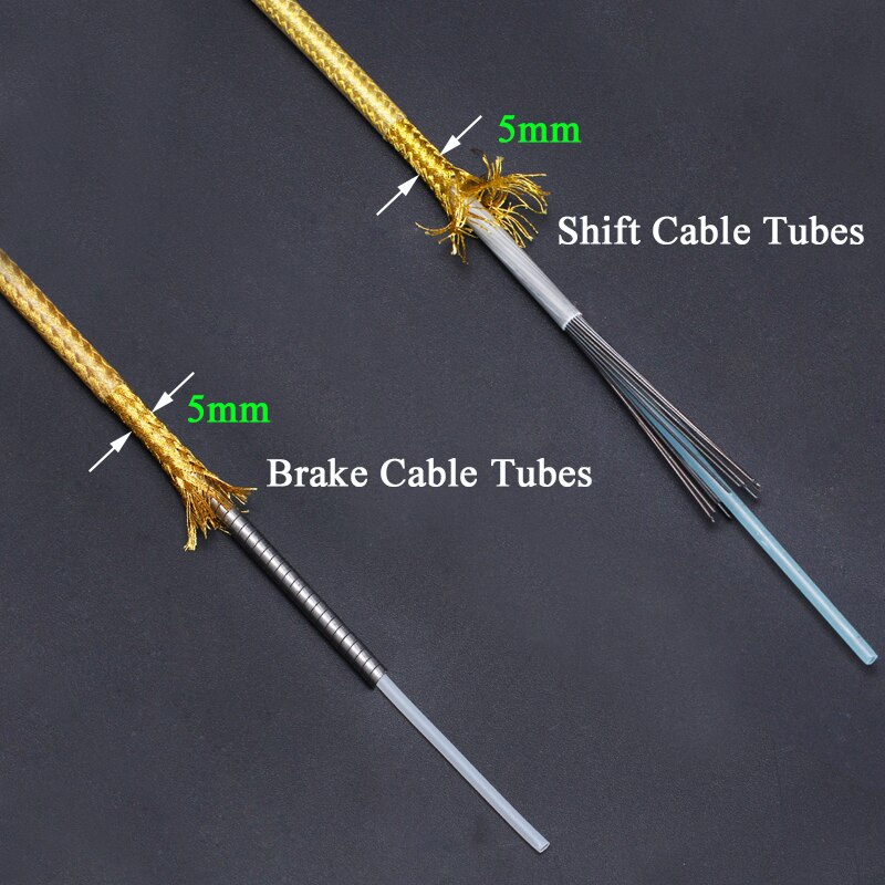 3m 5mm Weaving Line Bicycle Derailleur Brake Cable For Mountain Road Bike Cable Housing Tube Cycling Shifting Brake Wire