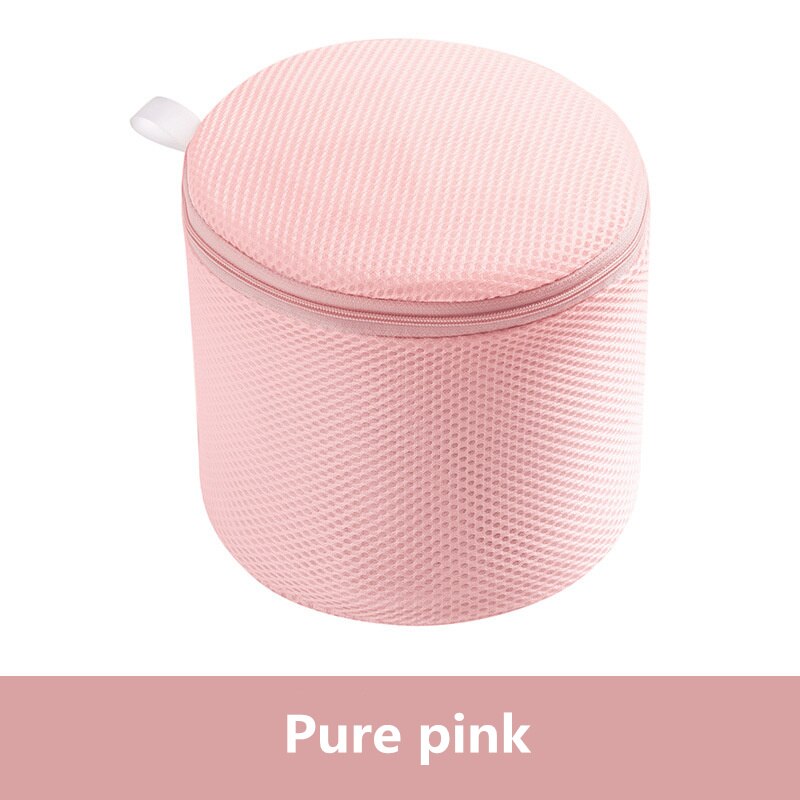 Pyykkipussi Vetoketjulla - Rintaliivit Alusvaatteet Pesukone Puhdistustyökalu: Pinkki pinkki vetoketju