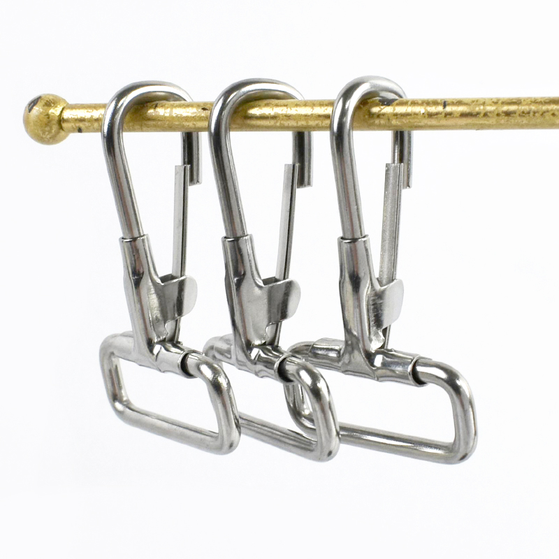 2-10 Stuks 304 Roestvrij Stalen Gesp Rugzak Keten Metalen Karabijn Sleutelhanger Handtas Riem Karabijnhaak Diy Naaien accessoires