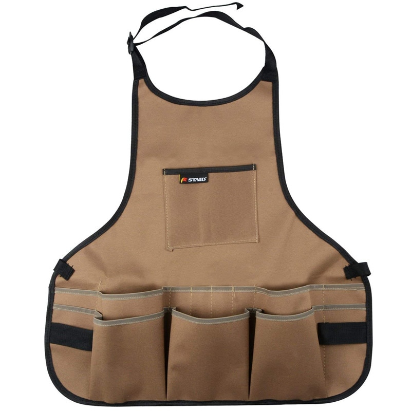 Herramienta cinturón ajustable impermeable Oxford paño herramientas delantal trabajo jardín delantales