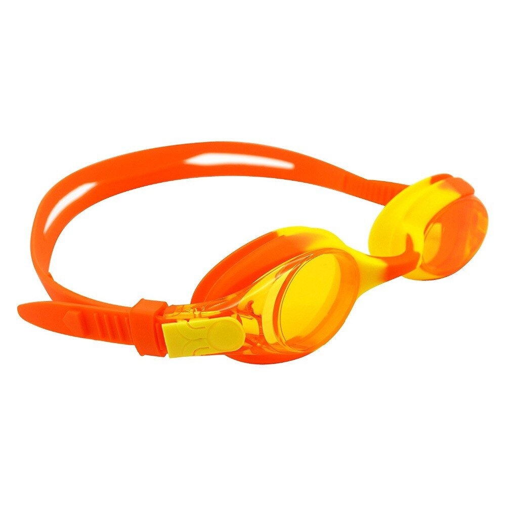 Gafas de natación para niños, gafas para la piscina para niños, marco de silicona transparente, correa ajustable HD, resistente al agua, Anti-Niebla, 6 colores