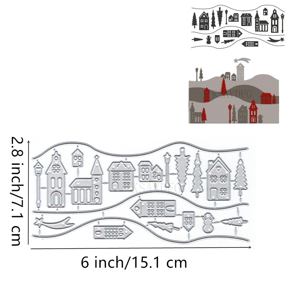 Engelske digitale metalskæremaljer til kortfremstilling, papirprægning, udskæringssæt, scrapbogsstencils ( (29 stilarter): Gul