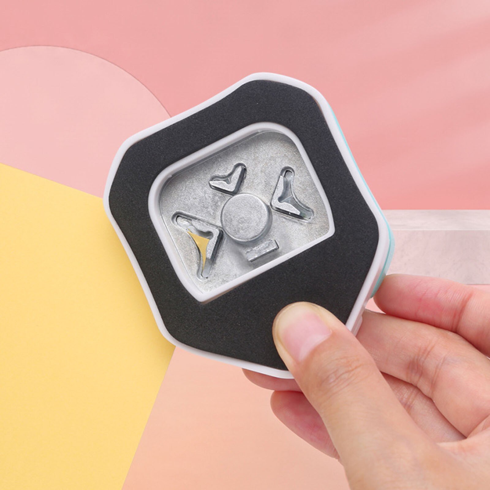 4 #3 w 1 dziurkacz robić zaokrąglania rogów 3-kierunkowy nóż narożny robić prace ręczne z papieru laminat DIY małe zaokrąglone narzędzia tnące kartki dziurkacza