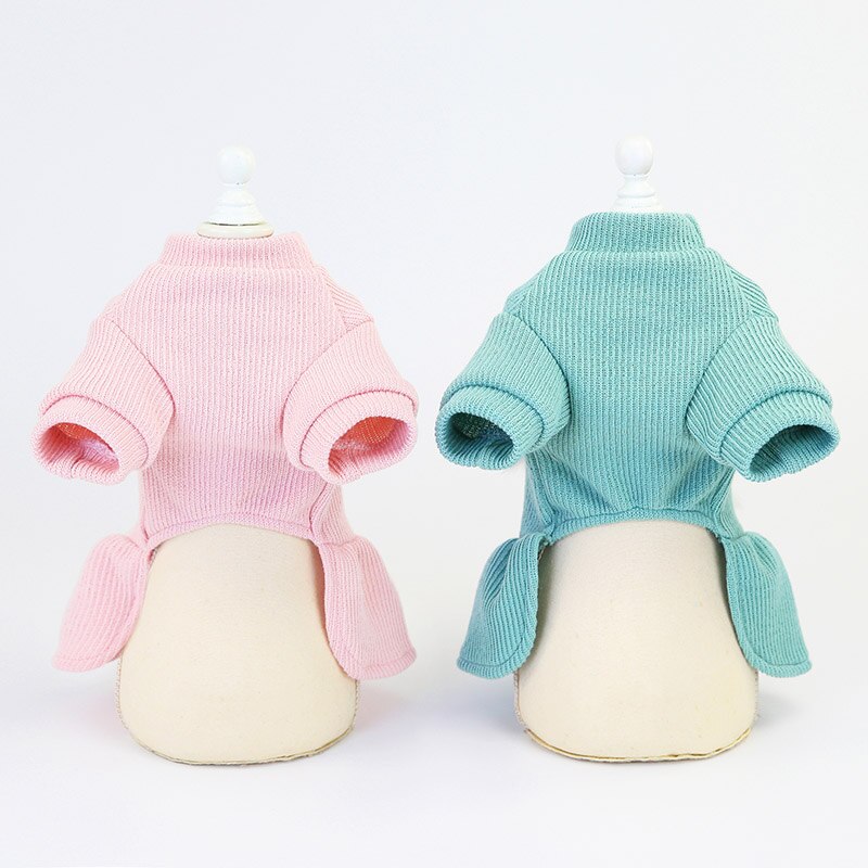 Femme chien robes Dot modèle été chien vêtements princesse fille jupe Style coréen pull à la pour petit et moyen chien