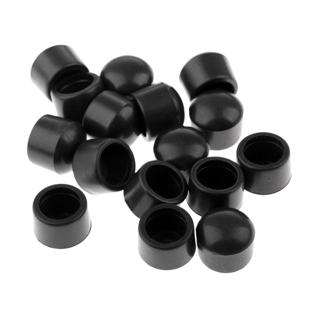 16 capace de tijă pentru aparat de fotbal de masă, plastic 1/2 ''