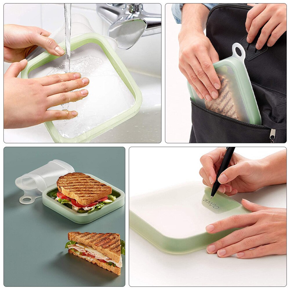 Practical Sandwich Lunchbox Portable Food Container Bento Box Outdoor Lunch Box