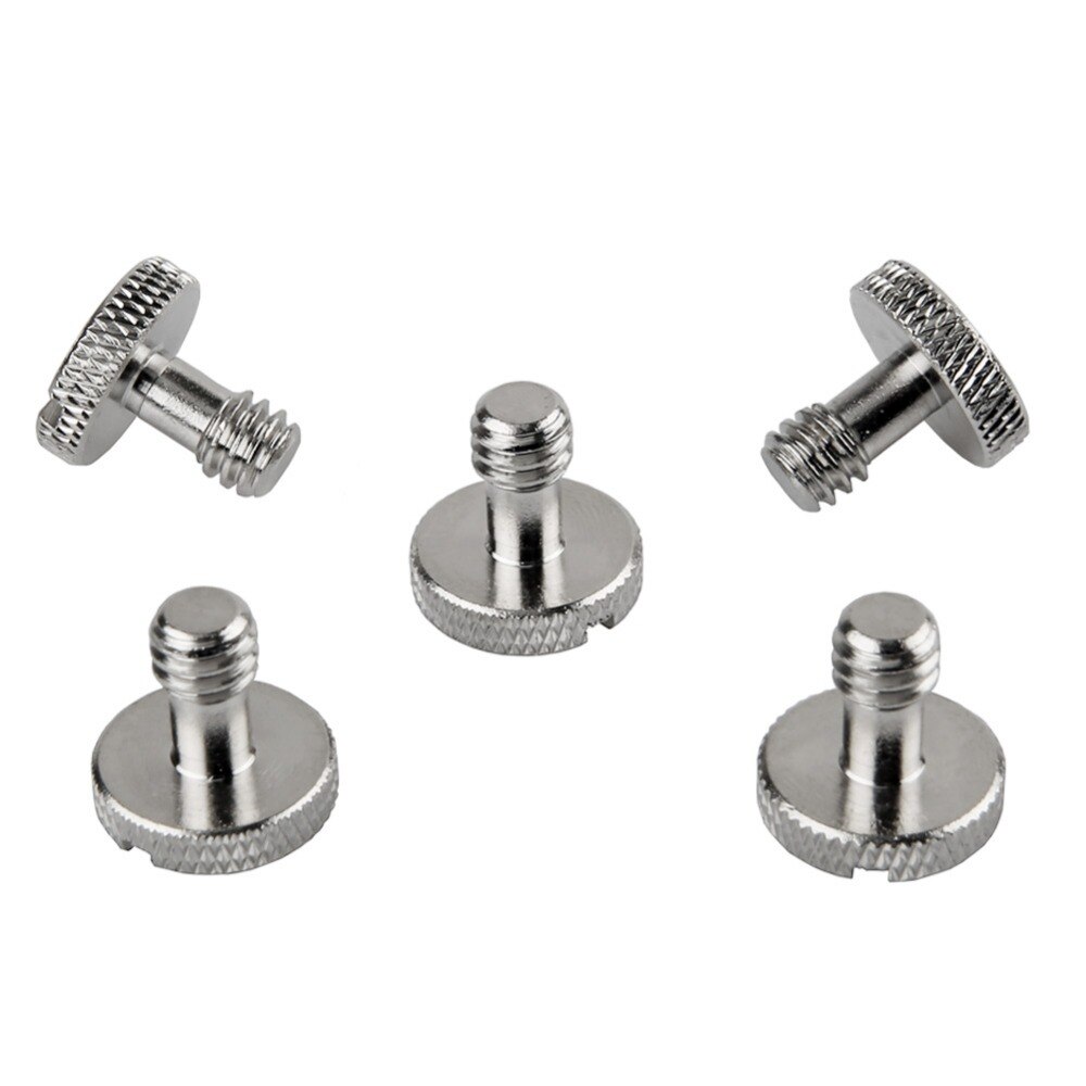 NICEYRIG – vis de plate-forme pour appareil Photo DSLR, 1/4 ", 1/4", 14 accessoires pour Studio Photo, en alliage d'aluminium (5 pièces par paquet)