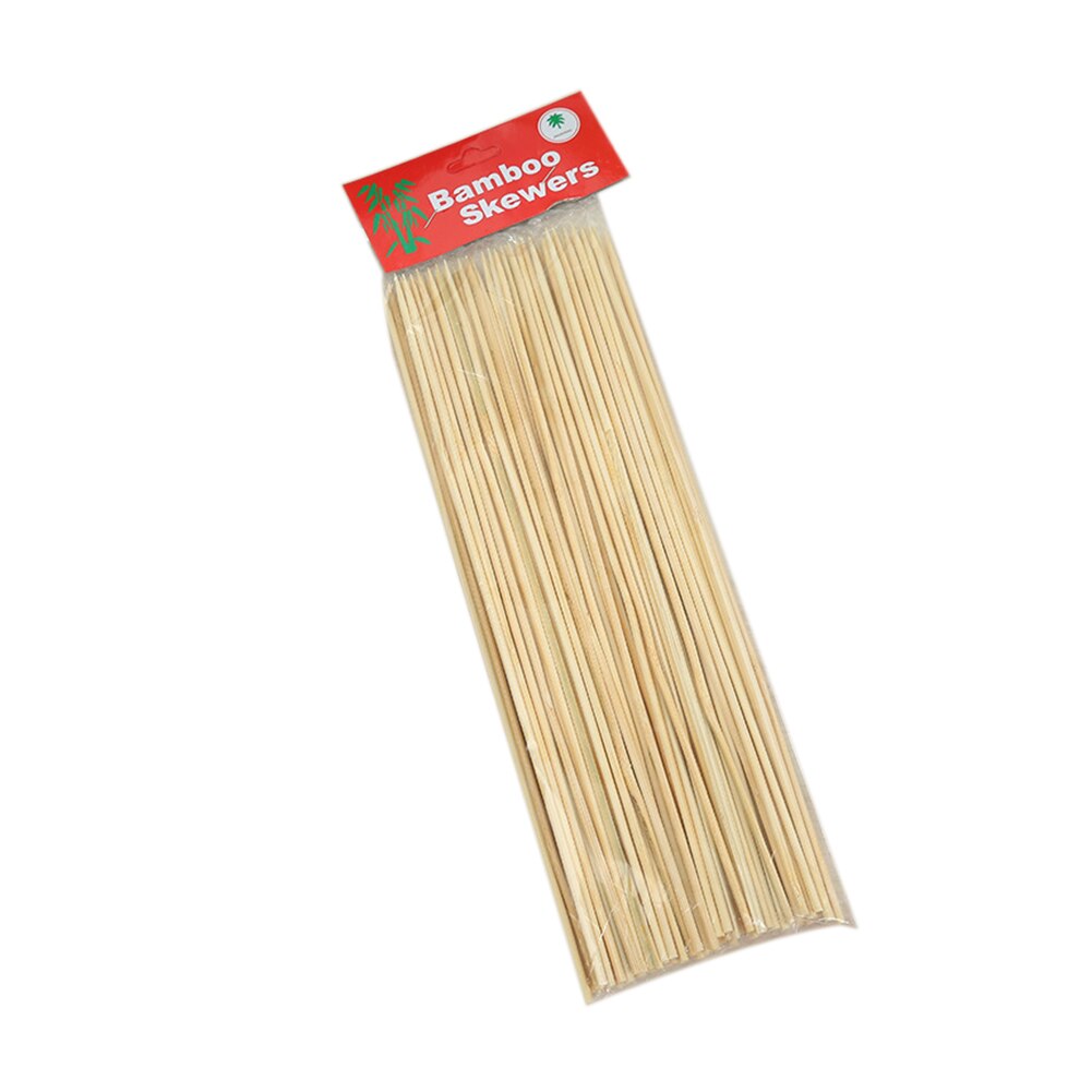 'The Best' Sturdy Bamboo Skewer Sticks BBQ Fruit Shish Kebab Natural Wood 25cm Sticks Barbecue Stick 889
