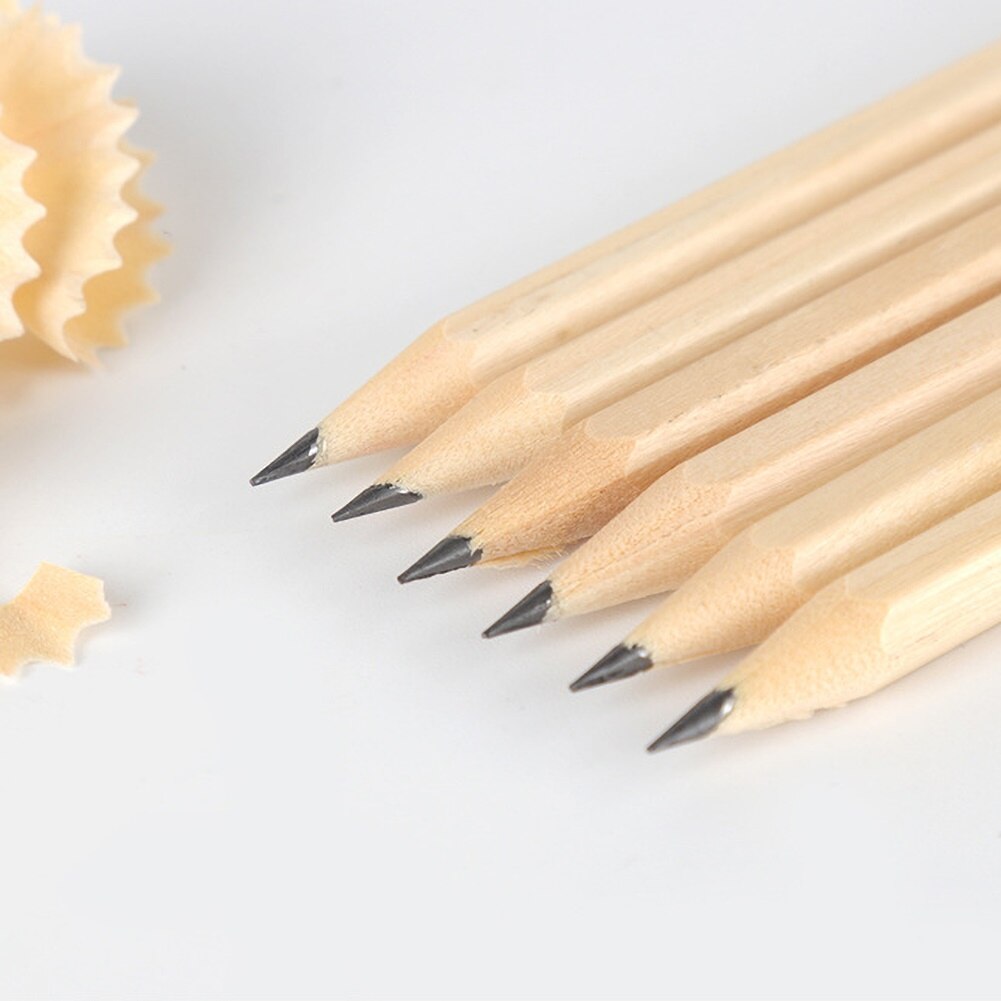 50Pcs Students Wood Pencils Sketching Writing Pencil Drawing Pencil HB Pencils for School Office Stationery Supplies