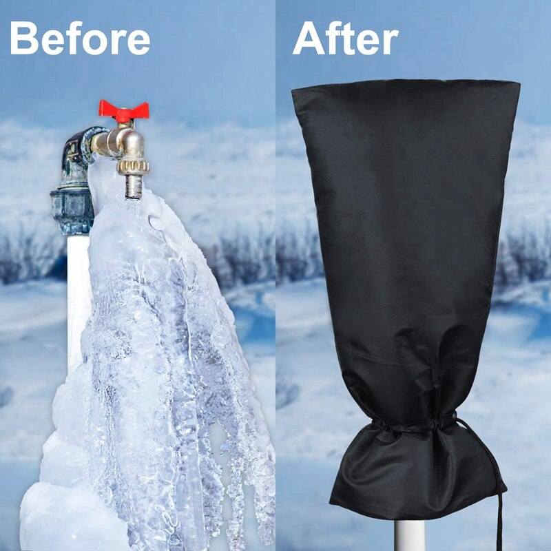 3Pcs Outdoor Faucet Covers for Winter Freeze Protection, Large Outside Garden Faucet Sock Insulation Cover Antifreeze