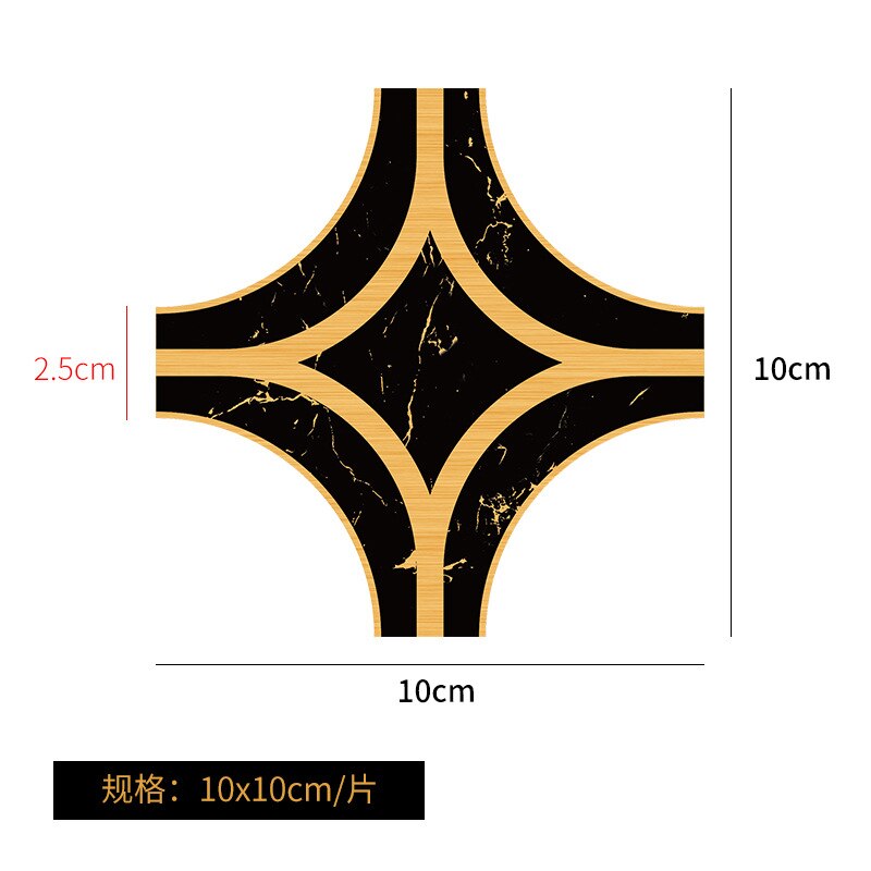 Black gold beautiful seam strip tile gap landscaping line stickers wear-resistant floor stickers ground beautiful seam sticker