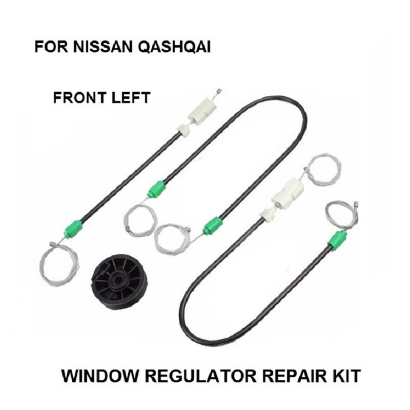Auto Window Regulator Reparatie Kabels En Roller Voor Nissan Primera P12 Front-Links