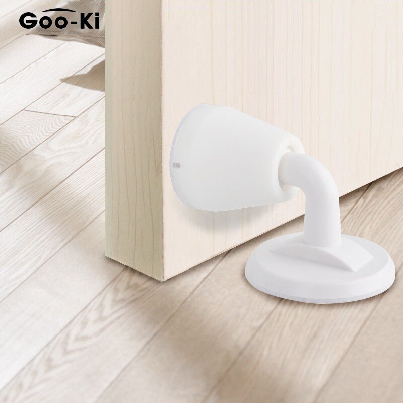 Butoir de porte en Silicone, supports de porte cachés, autocollants anti-perforation, protecteurs muraux