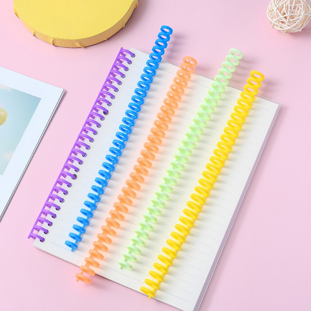 30 Hole Losbladige Plastic Binder Boek Ringen Lente Spiraal Ringen Voor A4 A5 A6 Papier Notebook Briefpapier Kantoor levert