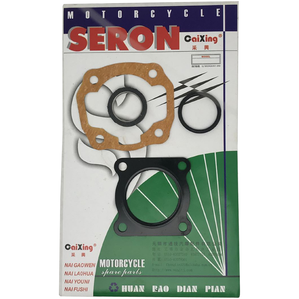 Motorcycle Crankcase Clutch Cover Cylinder Gasket Kits Set For Suzuki TB50 50cc