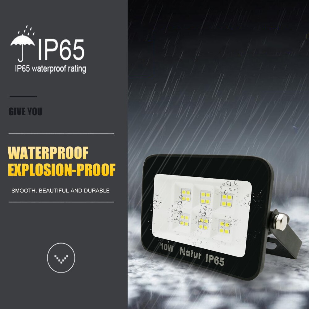10w Led Floodlight Ip65 Waterproof of Flood Lights Outdoor AC220V Led Spotlight outdoor Reflector Focus Led Spotlight Indoor