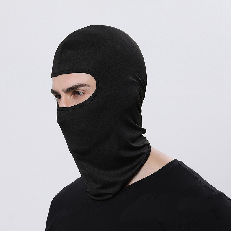 Motorfiets Bivakmuts Volgelaatsmasker Zomer Ademend Motorrijden Hals Gezichtsmasker Motocross Fietsen Masker Helm Kap Mannen: Donkergrijs