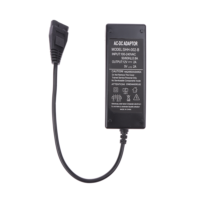 Universal External 12V/5V 2A Hard Disk Power Supply Adapter USB To SATA/IDE Adapters For HDD/CD-ROM Computer