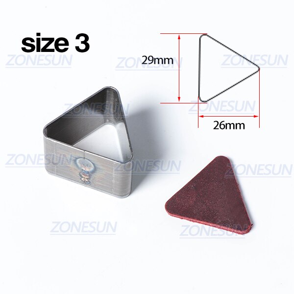 ZONESUN Full Steel Leather Cutting Die Rule Die Special Shape Hollowed Punching Clicker Die For Cutting Out Leather PVC craft: size3