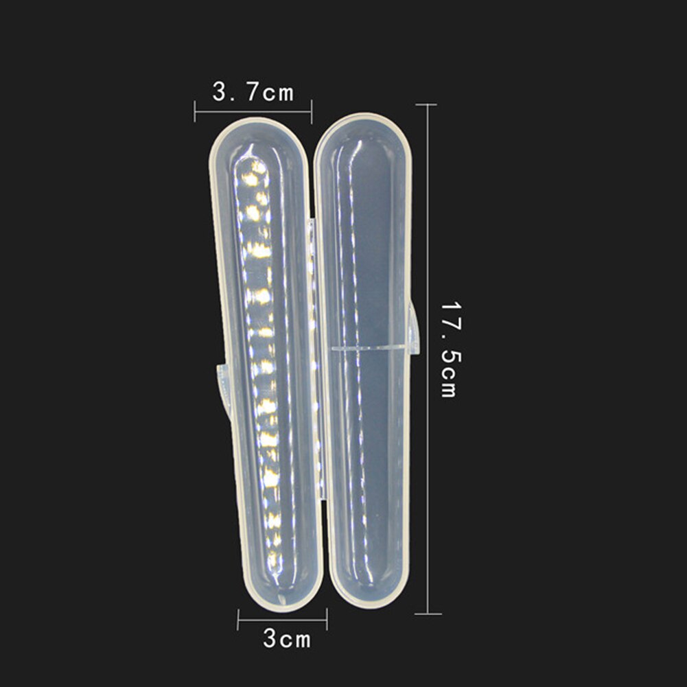 Boîte de rangement rectangulaire pour alimentation de bébé, conteneur léger, organisateur cuillère fourchette voyage Transparent