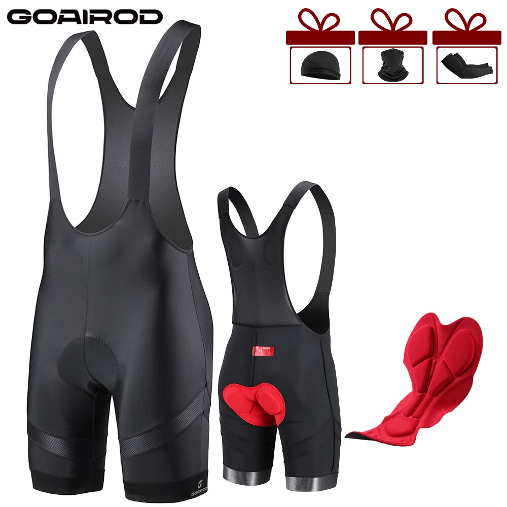 GOAIROD Bicycle Bib Shorts Cycling Man Lycra Bretelle Overalls Men MTB Chamois Braces Bike Tights Male Ciclismo Biker Clothing