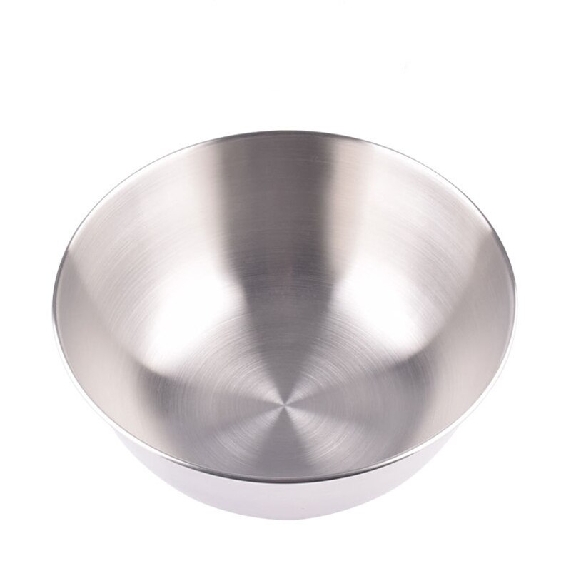 304 Stainless Steel Salad Mixing Bowl Dining Plates Whisk Egg Kitchen Accessories Gadget Baking Tools Soup Tableware
