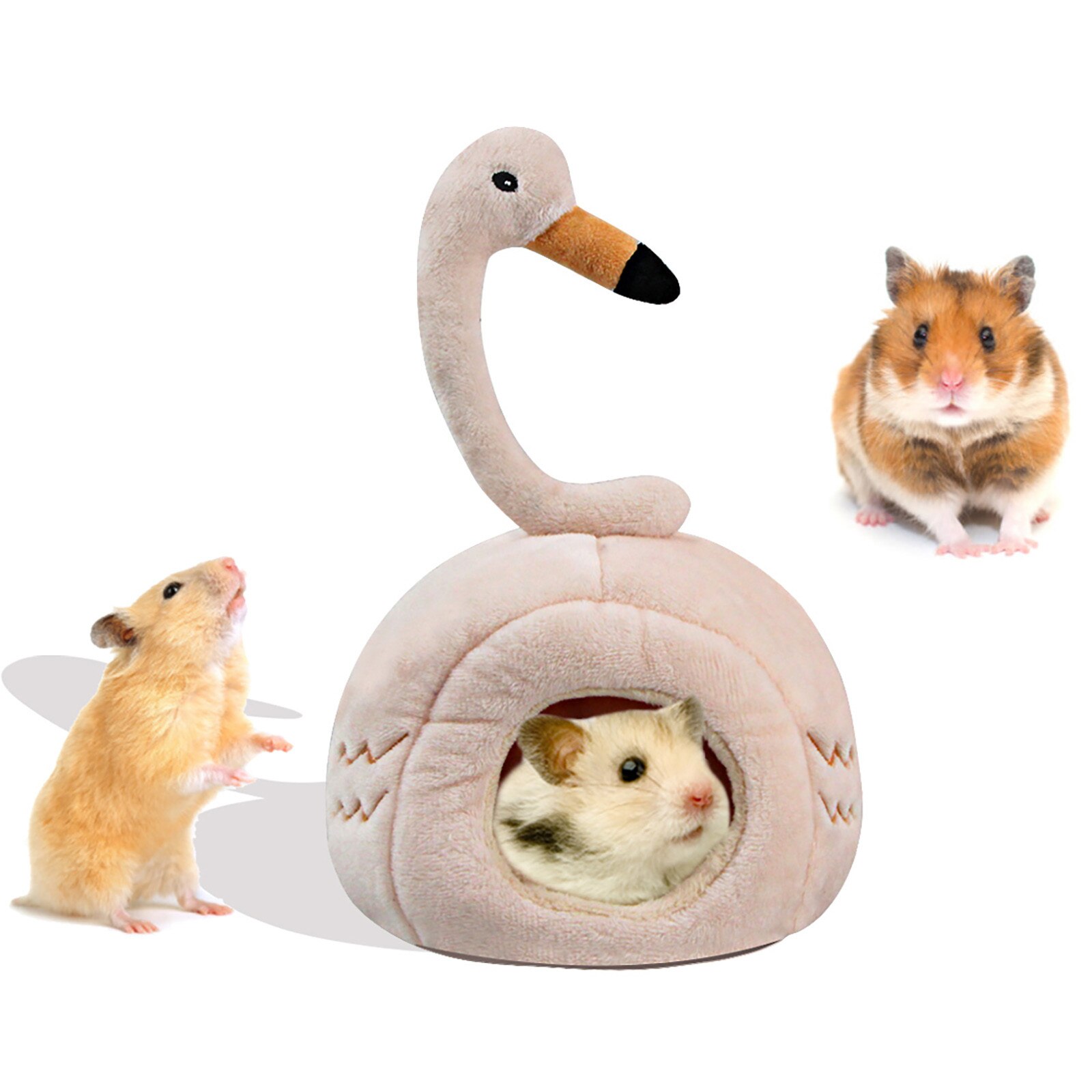 Hamster House Pets With Peculiar Shapes Cute And Cute Small Peculiar Pet Nests Mini Animal Mice Rat Nest Bed Pet Cages: B