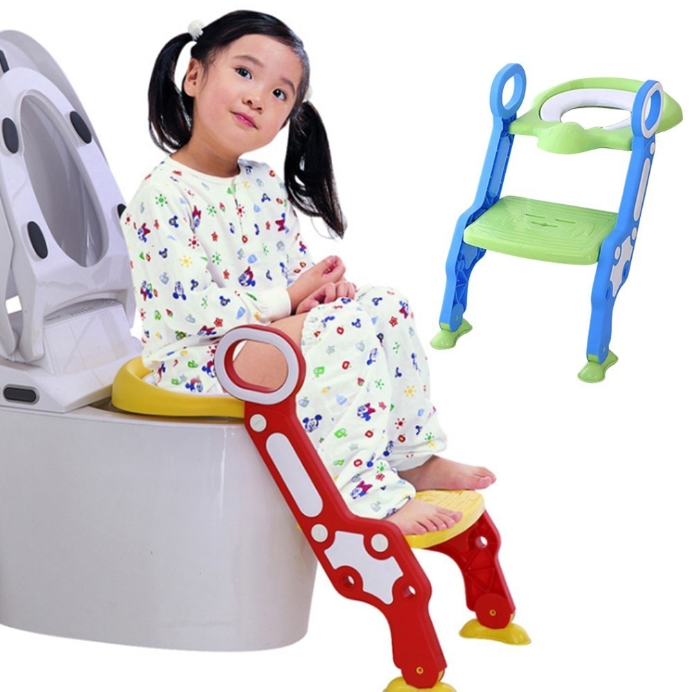 Baby Potje Wc Veiligheid Seat Met Verstelbare Ladder Kinderpotje Stoel Kind Vouwen Wc Trainers Stap Kruk Pot Voor Kinderen