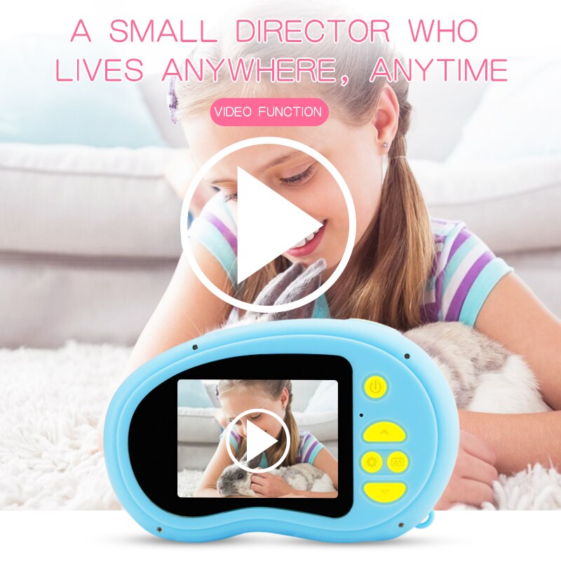 Children Mini Camera Kids Educational Toys for Child Baby Birthday Digital Camera 1080P Projection Video Photography Props