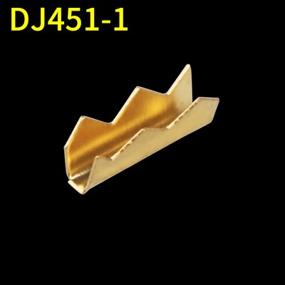 100 Stks/partij 451 U-Vormige Terminal Tab Koude Inserts Connectoren Koude Terminal Kleine Tanden Fascia Terminal, 0.2-4mm2: 451-1